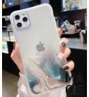 Чехол прозрачный мрамор зеленый для iPhone 11Pro 