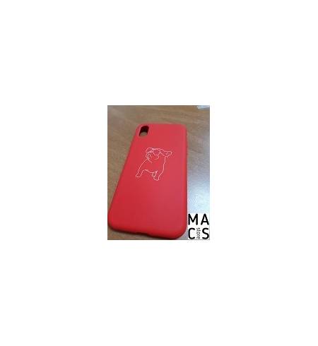 Чехол силикон Pump Red для iPhone X/XS