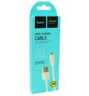 Кабель Hoco USB to Micro USB 1m White