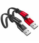 Кабель Baseus Nimble USB to Lightning 0.23m Red/Black