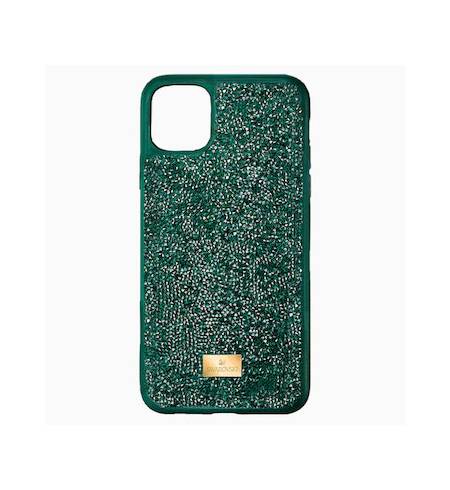 Glam Rock чехол Swarovski для iPhone 12/12 Pro, Зеленый кристал
