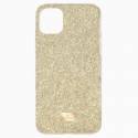 High чохол Swarovski для iPhone 12/12 Pro, Кристал відтінок золота