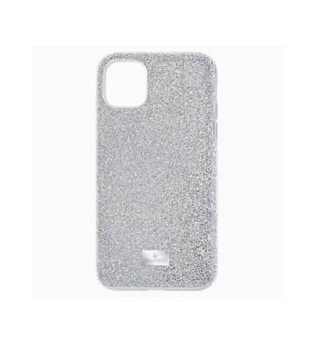 High чехол Swarovski для iPhone 12/12 Pro, Кристал оттенок серебра