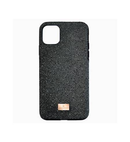 High чехол Swarovski для iPhone 12 Pro Max, Черный кристал