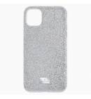 High чехол Swarovski для iPhone 12 Pro Max, Кристал оттенок серебра