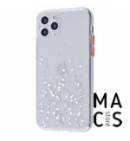 Чехол Confetti Glitter white для iPhone 12