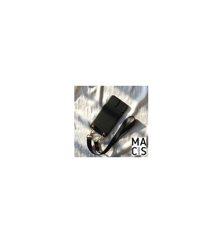 Чехол Camera Protect чёрный с шнурком для iPhone 12 Pro Max
