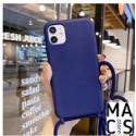 Чохол синій із шнурком для iPhone 12 Pro Max