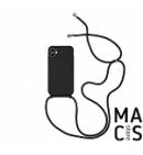 Чехол черный с ремешком для iPhone 12 Pro Max