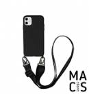 Чехол черный с ремешком для iPhone 12 Pro Max