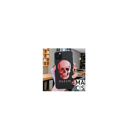 Чехол TPU Plein черный череп для iPhone 12 Pro Max