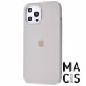 Чехол TPU серый Apple Copy для iPhone 12/12Pro 