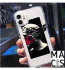 Чехол TPU прозрачный абстракция статуя iPhone 12 \12Pro 