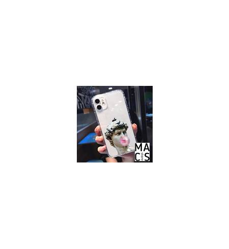 Чехол TPU прозрачный статуя iPhone 12 Pro Max