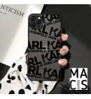 Чехол Karl Lagerfeld черный для iPhone 12 Pro 