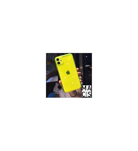 Чехол TPU желтый блестящий iPhone 12 Pro Max