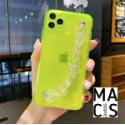 Чохол жовтий ремінець блиск для iPhone 12 Pro