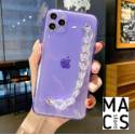 Чохол фіолетовий ремінець блиск для iPhone 12 Pro