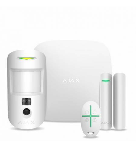 Комплект охранной сигнализации Ajax StarterKit Cam белый