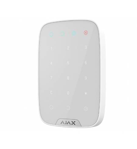 Беспроводная сенсорная клавиатура Ajax KeyPad белая
