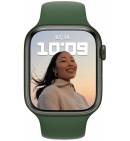 Apple Watch Series 7 41mm Green Aluminum Case with Clover Sport Band