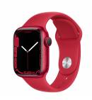 Apple Watch Series 7 41mm PRODUCT(RED) Aluminum Case with Red Sport Band