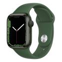 Apple Watch Series 7 45mm Green Aluminum Case with Clover Sport Band