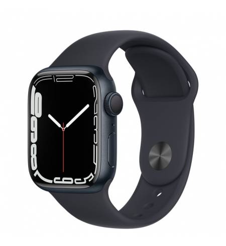 Apple Watch Series 7 45mm Midnight Aluminum Case with Midnight Sport Band