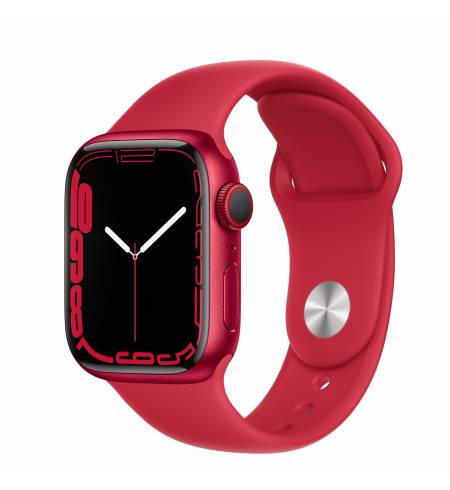 Apple Watch Series 7 45mm PRODUCT(RED) Aluminum Case with Red Sport Band