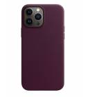 Чехол Leather Dark Cherry iPhone 13 Pro Max