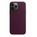 Чохол Leather Dark Cherry iPhone 13 Pro Max
