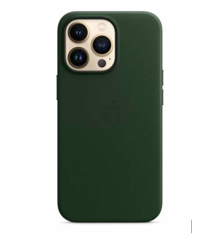 Чехол Leather Seqvoia Green iPhone 13 Pro Max