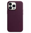 Чехол (OR) Leather Case Dark Cherry iPhone 13 Pro