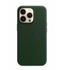 Чехол (OR) Leather Case Sequoia Green iPhone 13 Pro