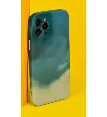 Копии Apple Чехлы для iPhone 11 Чехол TPU Wave т. зеленый/ серый для iPhone 11 