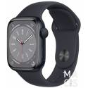 Apple Watch Series 8 41mm Midnight Aluminum Case with Midnight Sport Band