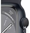 Apple Watch Series 8 41mm Midnight Aluminum Case with Midnight Sport Band
