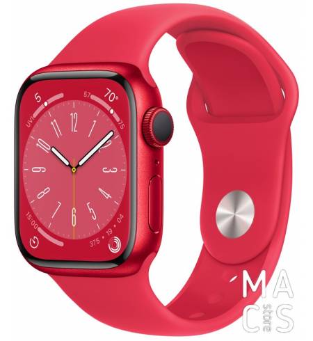 Apple Watch Series 8 41mm RED Aluminum Case with RED Sport Band