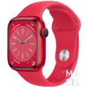 Apple Watch Series 8 41mm RED Aluminum Case with RED Sport Band