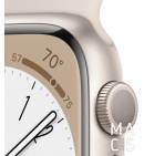 Apple Watch Series 8 41mm Starlight Aluminum Case with Starlight Sport Band