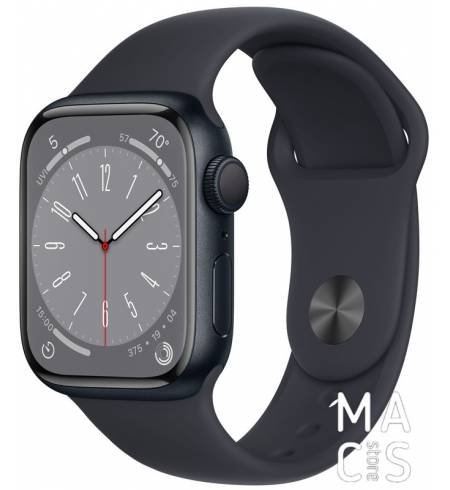 Apple Watch Series 8 45mm Midnight Aluminum Case with Midnight Sport Band
