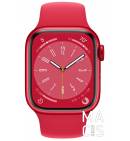 Apple Watch Series 8 45mm RED Aluminum Case with RED Sport Band