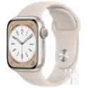 Apple Watch Series 8 45mm Starlight Aluminum Case with Starlight Sport Band
