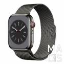 Apple Watch Series 8 GPS + Cellular 45mm Graphite S. Steel Case w. Milanese Loop Graphite 
