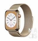 Apple Watch Series 8 GPS + Cellular 45mm Gold S. Steel Case w. Milanese Loop Gold