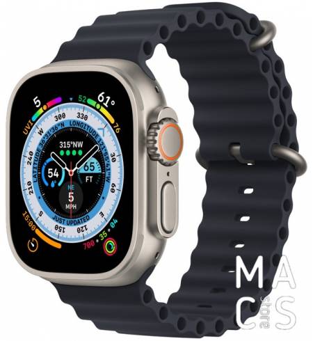 Apple Watch Ultra 49mm GPS + LTE Titanium Case with Midnight Ocean Band