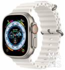 Apple Watch Ultra 49mm GPS + LTE Titanium Case with White Ocean Band
