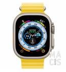 Apple Watch Ultra 49mm GPS + LTE Titanium Case with Yellow Ocean Band