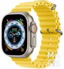Apple Watch Ultra 49mm GPS + LTE Titanium Case with Yellow Ocean Band