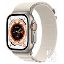Apple Watch Ultra 49mm GPS + LTE Titanium Case with Starlight Alpine Loop - Medium